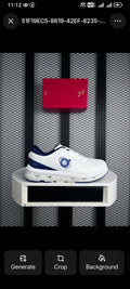 Sneaker White Navy