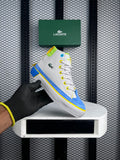 Sneaker White Blue Yellow