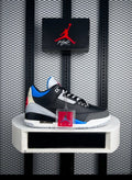 Sneaker Black Blue White