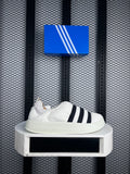 Padded nylon slip-on sneaker with bold stripes