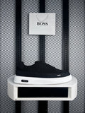 Low-top sneaker Black White