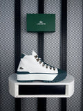 Lace Boot White Navy