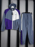 Jacket White Purple