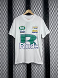 Cotton crewneck T-shirt with vintage motorsport graphic