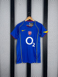 Yellow-piped short sleeve football jersey in cobalt blue
