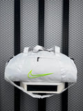 Reinforced-strap canvas duffel bag in ecru
