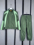 X Drake Northstar Nylon Tracksuit in Oil Green