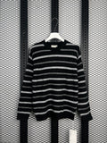 Jacket black white stripes #1552
