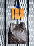 Bag black end brown