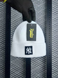 NY beanie white #01