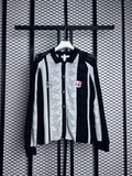 Sweater hoodie black white plane C130#1