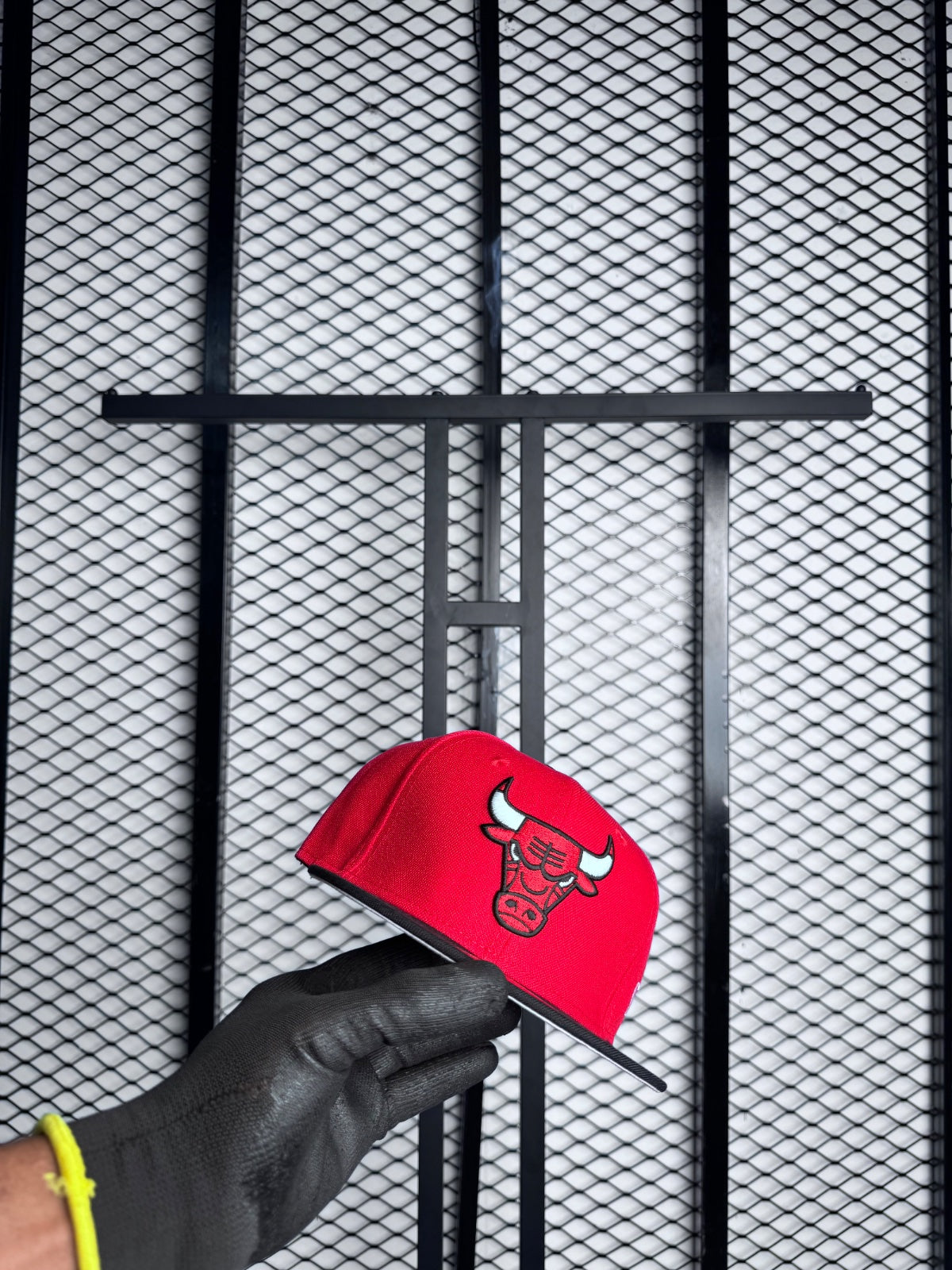 Chicago bulls cap red& black