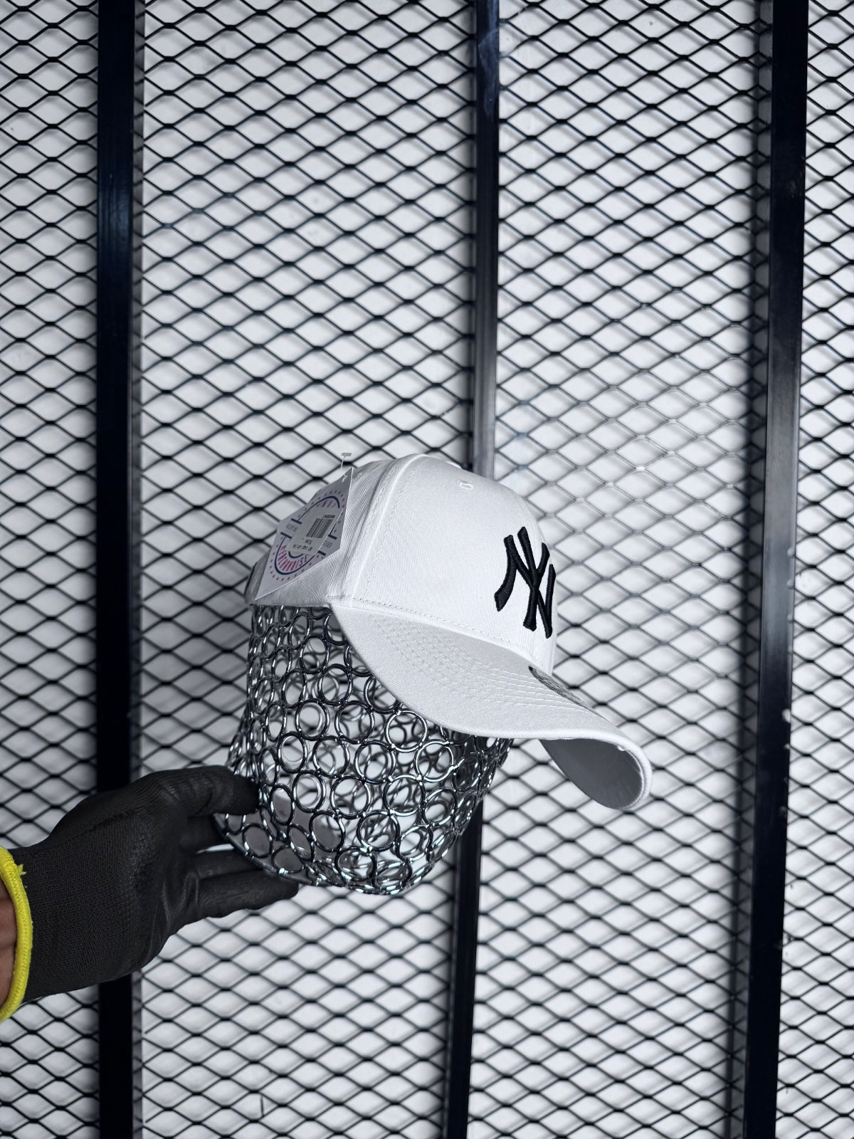 NY cap white